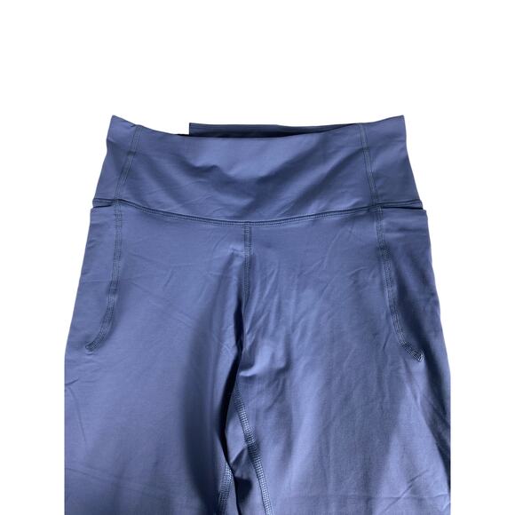 NWT Under Armour Women's High Rise Fitted Ankle Leggings Blue Size Medium - Picture 3 of 7